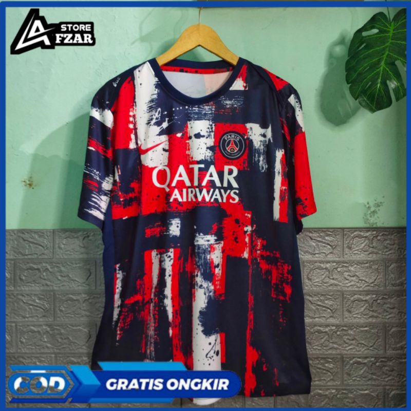 (BARU) BAJU BOLA JERSEY BOLA PSG TRAINING 2024/2025 GRADE ORI