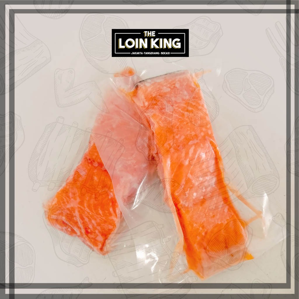 

Daging Ikan Salmon Norway Beku 200gr Frozen Norwegian Salmon Kaya Omega3