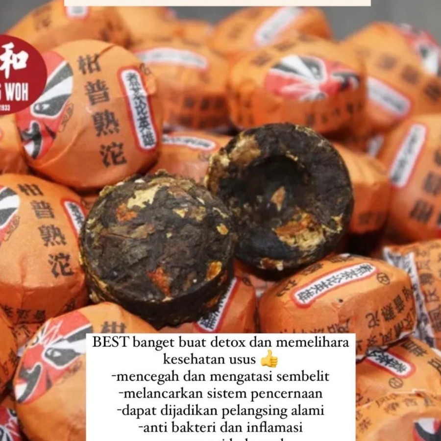 

Orange Pu Er Cheng Woh Teh Pelangsing Herbal