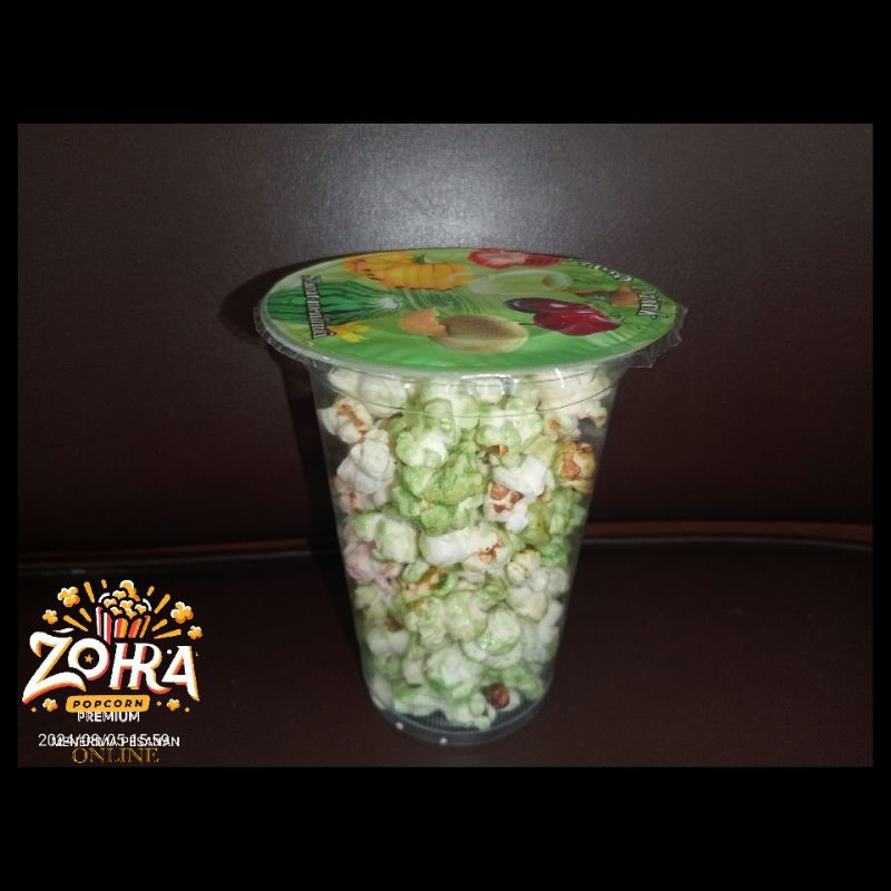 

popcorn hijau Rp1800