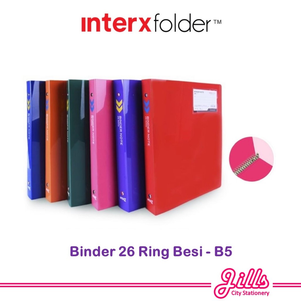 

Interxfolder Binder Note B5 Opaque Color