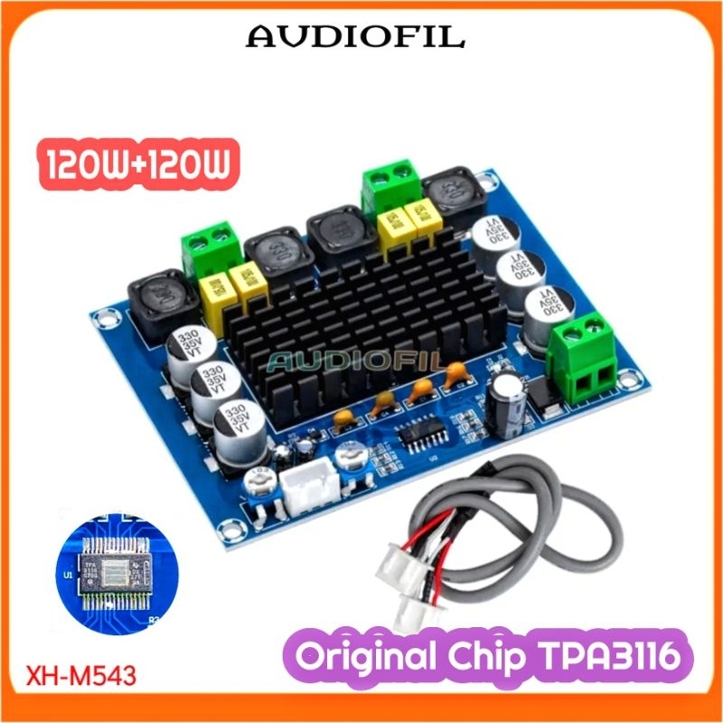 TPA3116 Amplifier Class D Hifi Stereo 120W+120W Original Chip TPA3116D2