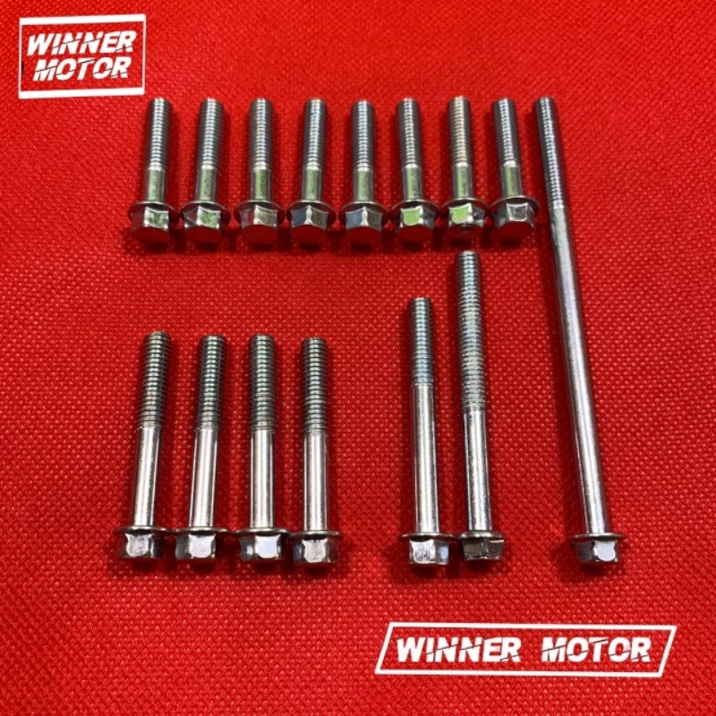 Baut blok mesin bak mesin Fizr F1ZR Alfa Sigma bak magnet bak kopling satu set assy