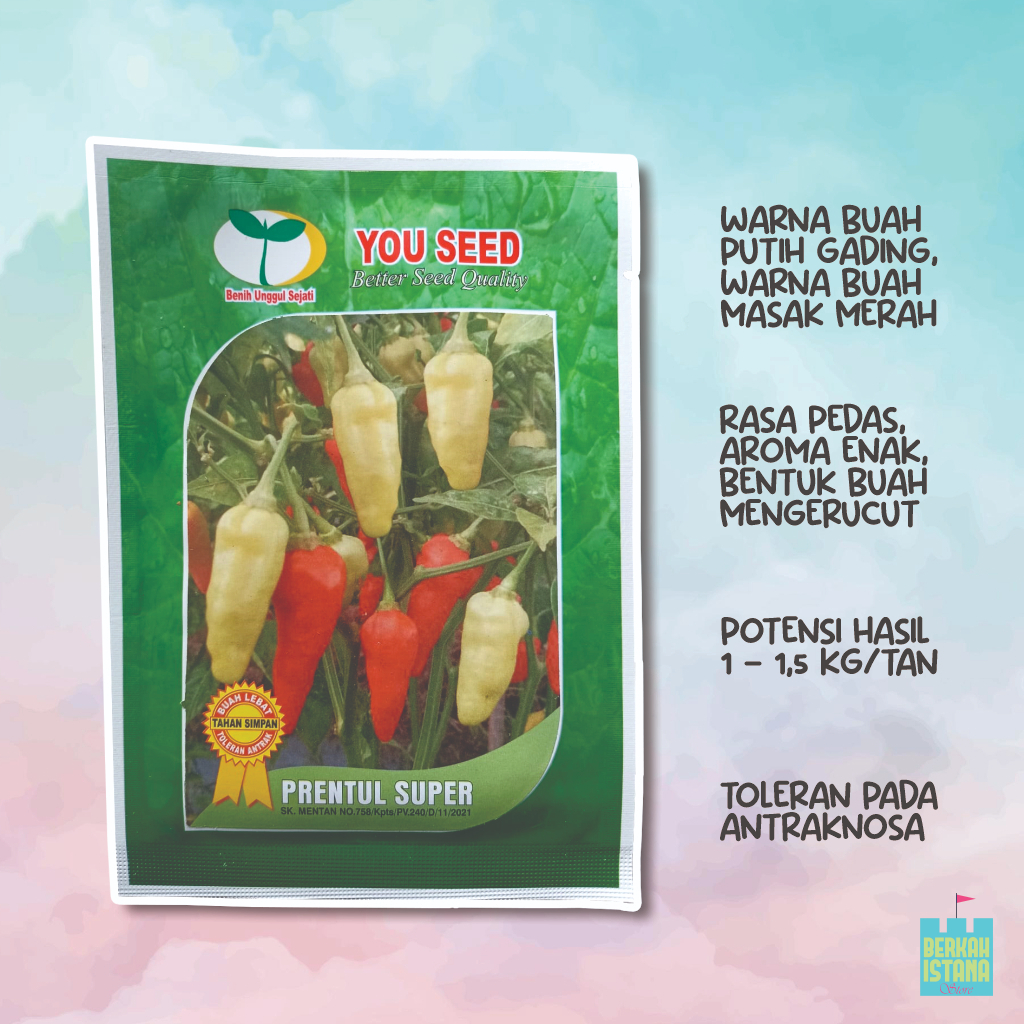 Benih Cabai Rawit PRENTUL SUPER You Seed Isi 10gr / Benih Lombok Rawit YOUSEED