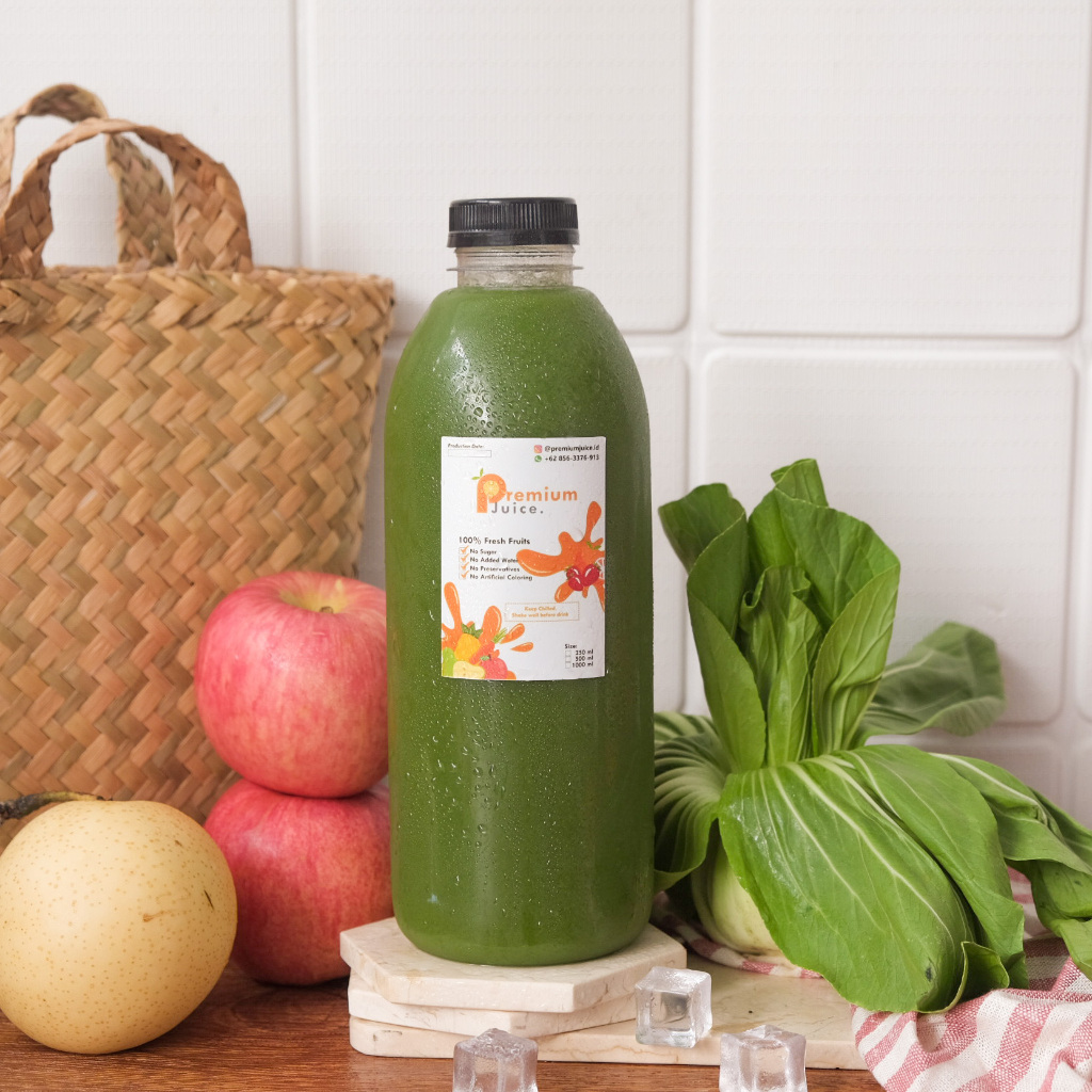 

Pure Pokcoy Mix Fruits Series - Cold Pressed Juice -Murni100%