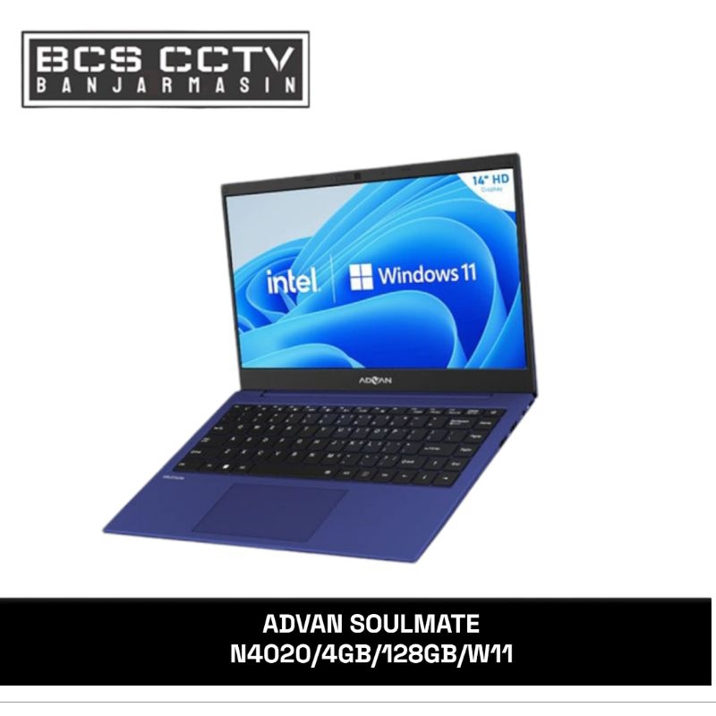 LAPTOP ADVAN SOULMATE BLUE GREY BLACK