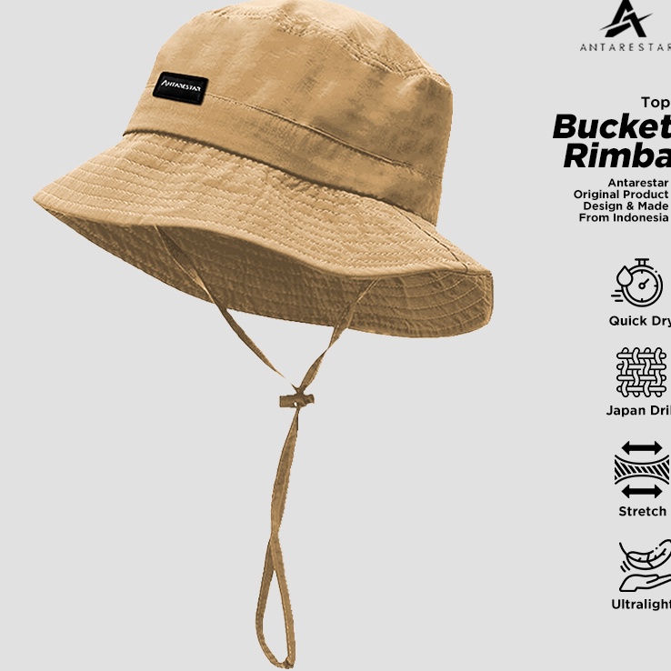 Topi Pria Bucket Hat Rimba Topi ung Pria Wanita Outdoor Topi Rimba Mall Antarestar