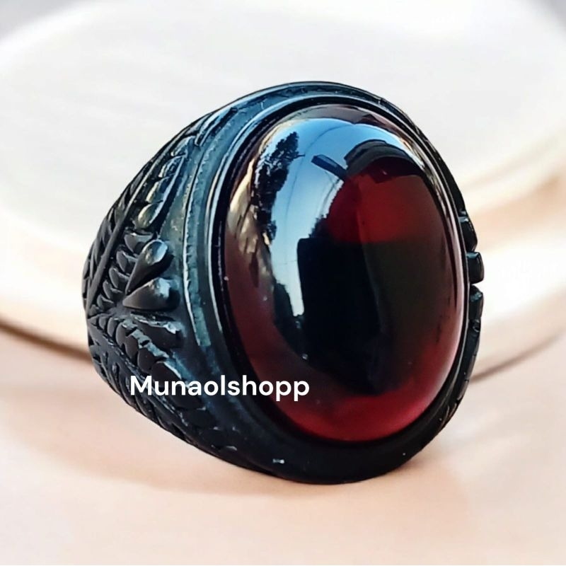 Cincin Batu Kecubung Api Super Keren