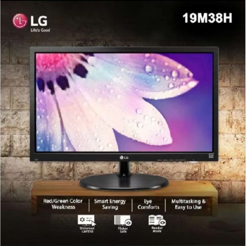 MONITOR LG 19M38H HDMI VGA - LG 19M38 18,5 INCH