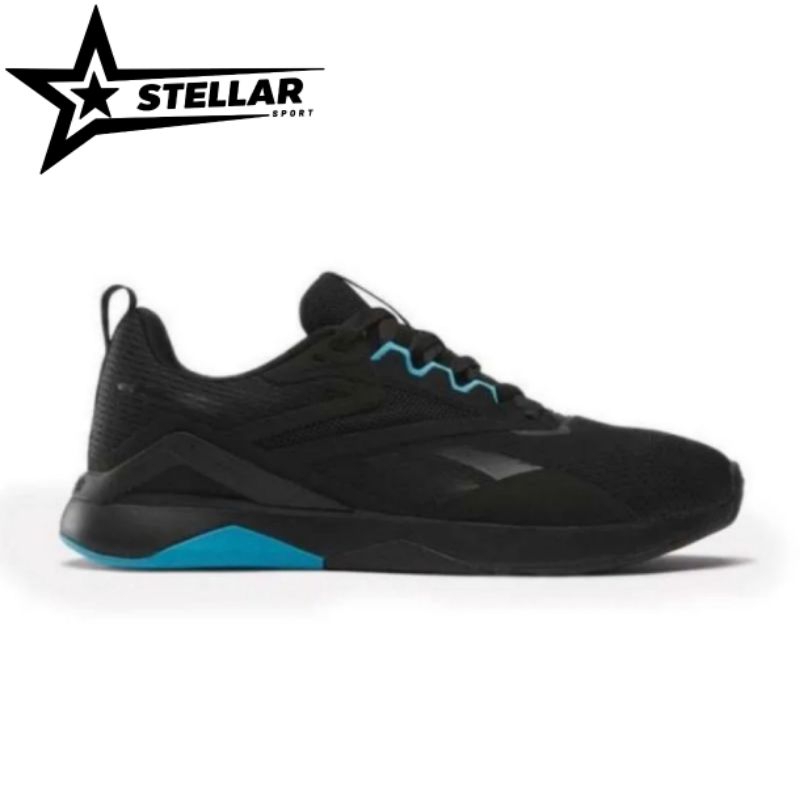 SEPATU MENS PRIA M REEBOK NANOFLEX TR 2.0 BLUE BLACK ORIGINAL 100% BNIB 100201946