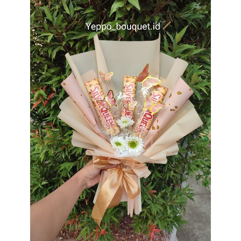 

buket cokelat silverqueen