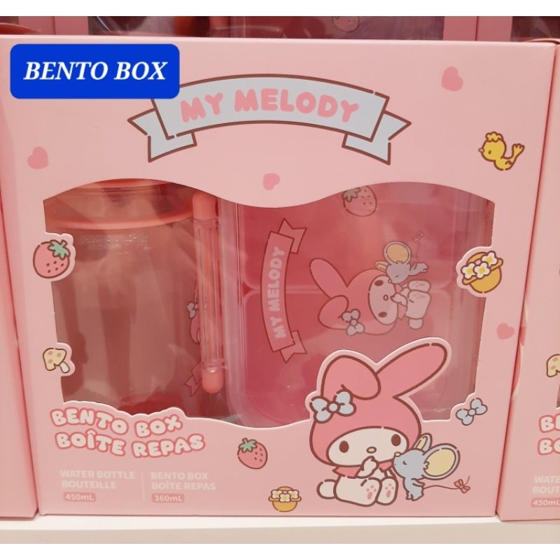 bento box my melody kotak makan karakter my melody tumbler karakter my melody