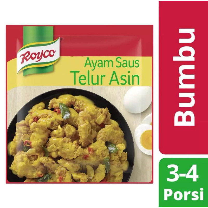 

Royco Bumbu Ayam Saus Telur Asin Salted Egg 22gr Bumbu Masak