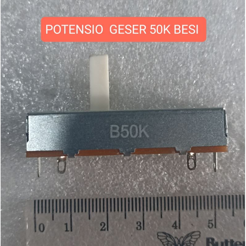 POTENSIO GESER 50K BESI POTENSIO METER 50K 5cm GESER POTENSIOMETER GESER