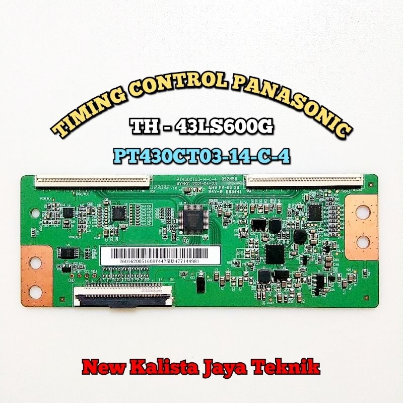 TCON TV PANASONIC TH 43LS600G ORIGINAL PT430CT03-14-C-4 TCON 43LS600 TICON 43LS600G TCON PANASONIC 4