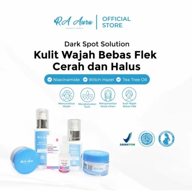 BPOM Ra aura paket premium series skincare BPOM