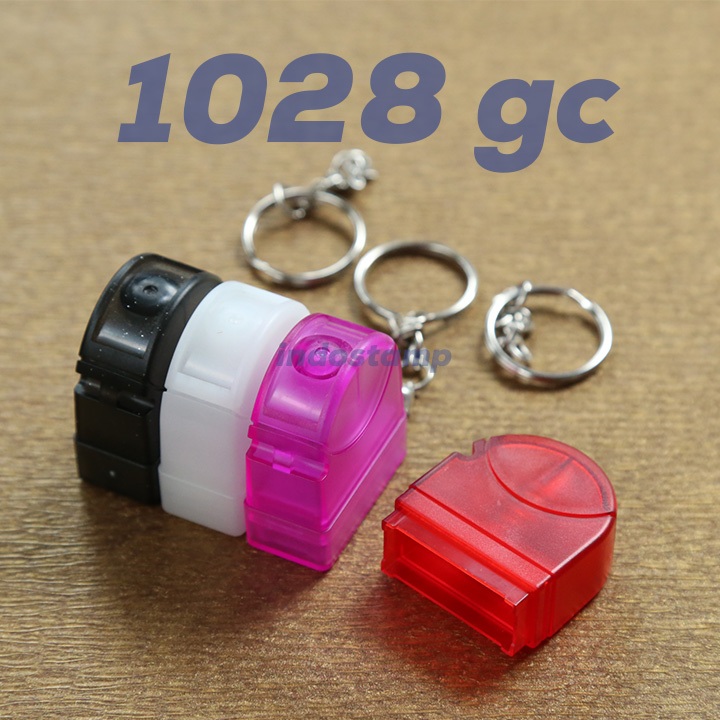 gagang stempel 1028 flash stamp gantungan kunci 10mm 28mm original indostamp