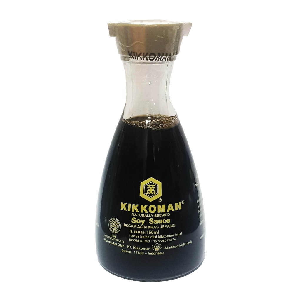 

Kikkoman Soy Sauce All Purpose 150ml | Kikkoman Kecap Asin Jepang | Kecap Sushi Kemasan Botol 150ml