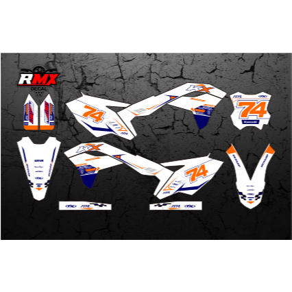DECAL KX 250 F 2017 FULLBODY (005) DEKAL STIKER KX 250F KXF 2018 2019 2020 HITAM MERAH, KUNING, HIJA