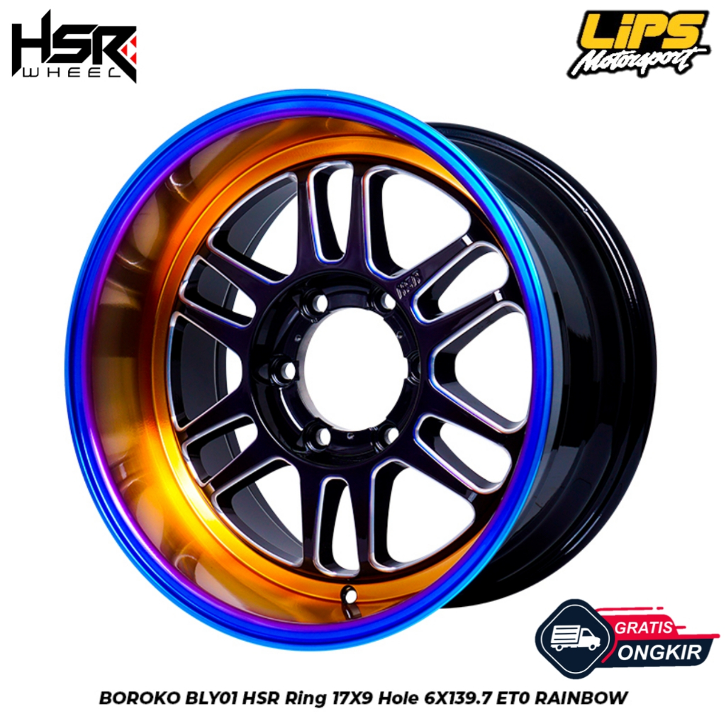Velg Mobil R17 Hsr Boroko BLY01 Ring 17 Untuk Mobil Pajero Fortuner - Velg Mobil Pontianak