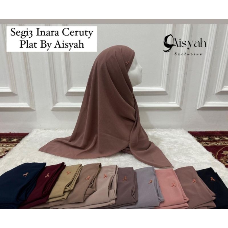 hijab instan segitiga Inara  2 layer by . Aisyah
