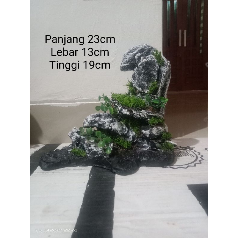 Tebing Batu Aquascape Hiasan Aquarium