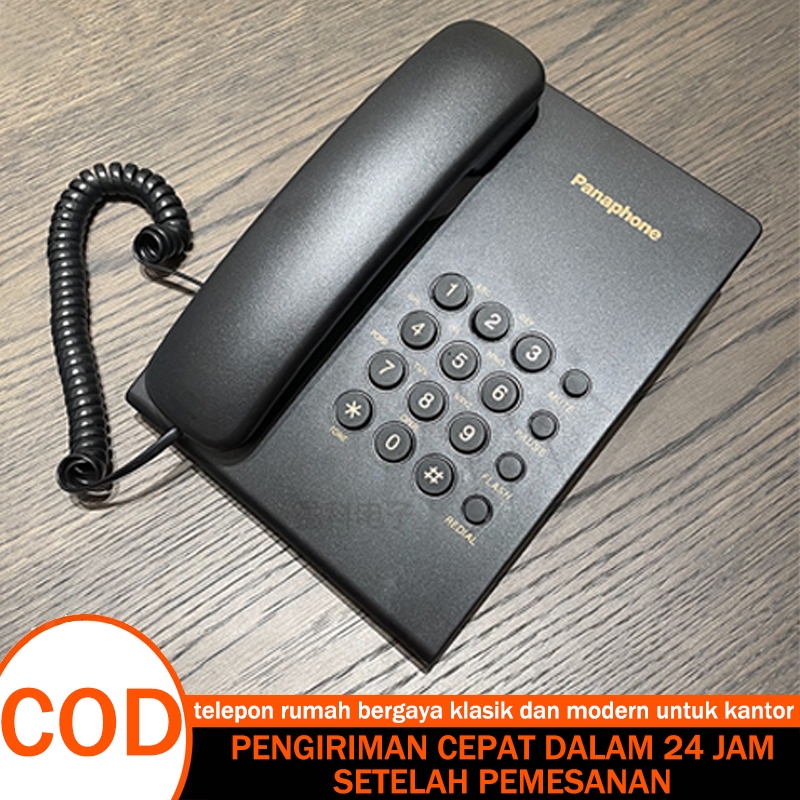 Telepon rumah kantor, telepon kabel, untuk penggunaan rumah dan kantor