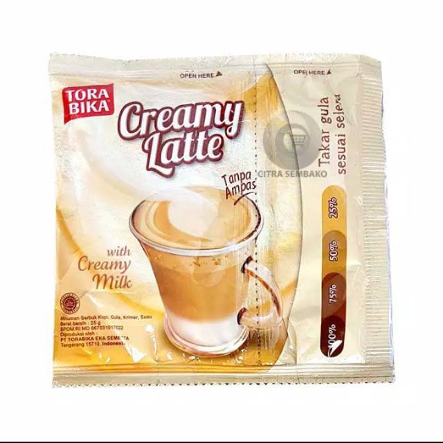 

CreamyLatte Tora Bika 10x25gr