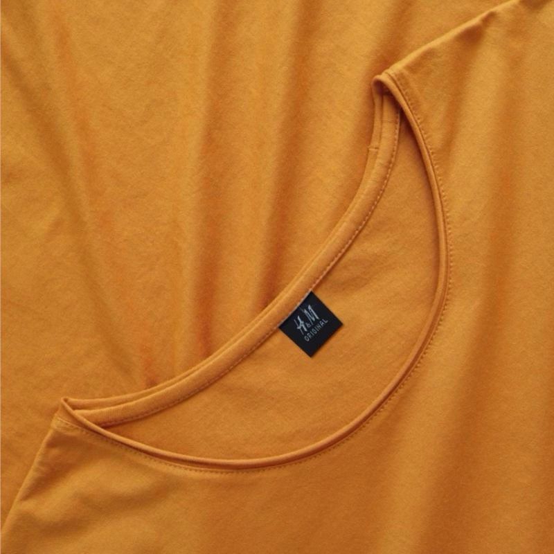 Kaos kerah unfinished pria murah