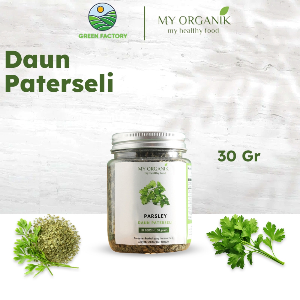 

My Organik Parsley 30g Daun Parsley Kering Bubuk MPASI Flakes Premium