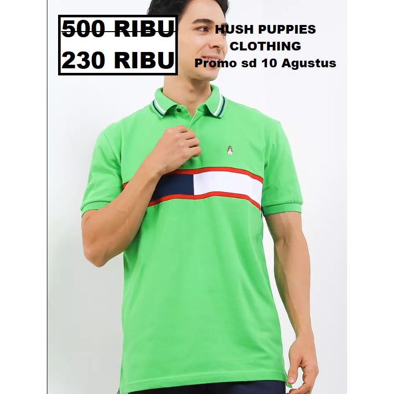 Kaos Hush Puppies pria seri CILLIAN sale original sale