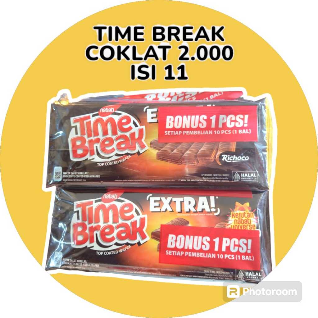 

TIME BREAK SNACK TIMEBREAK 2000 39 GRAM (1 PACK ISI 11)