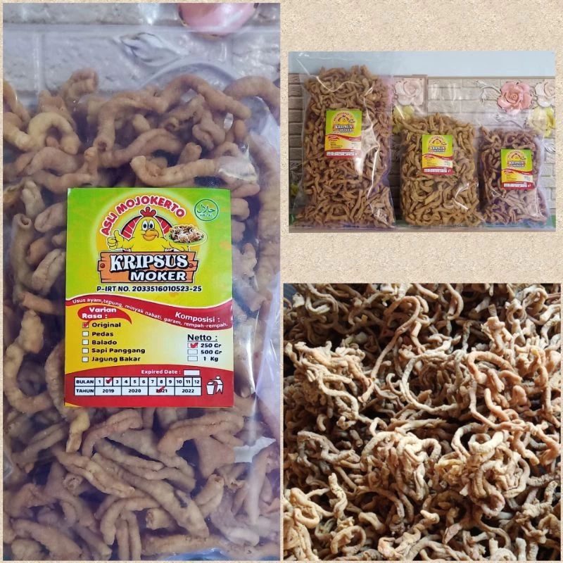 

kripik usus kemasan 500g