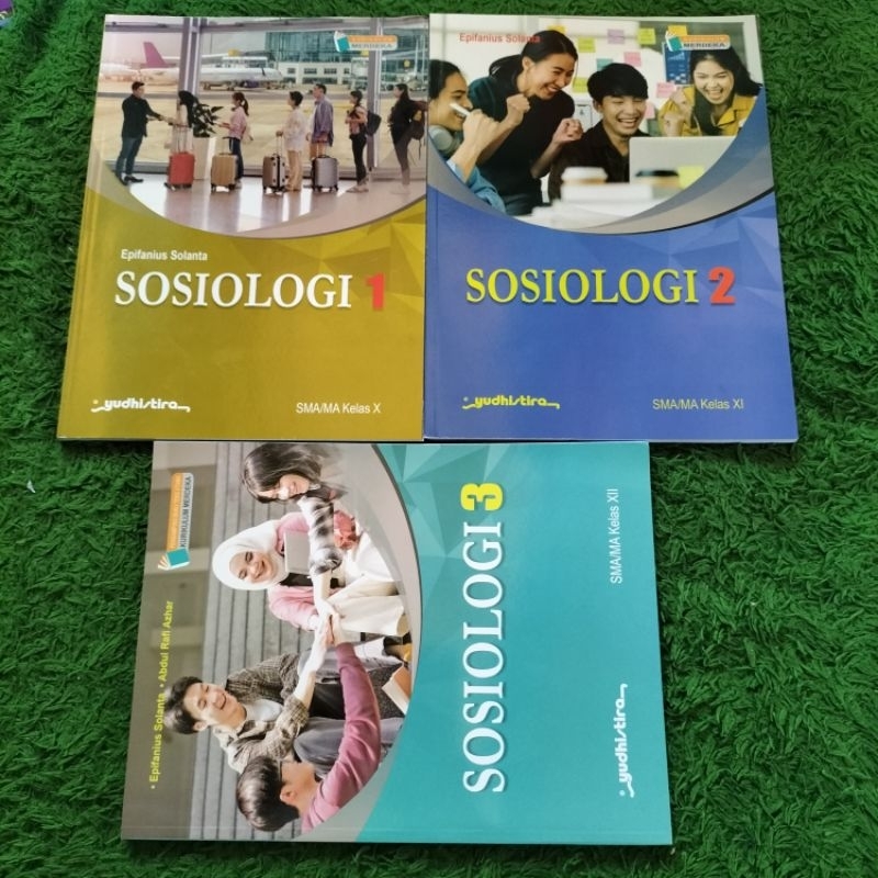 ORIGINAL BUKU SOSIOLOGI KELAS 10 11 12 SMA/MA KURIKULUM MERDEKA YUDISTIRA