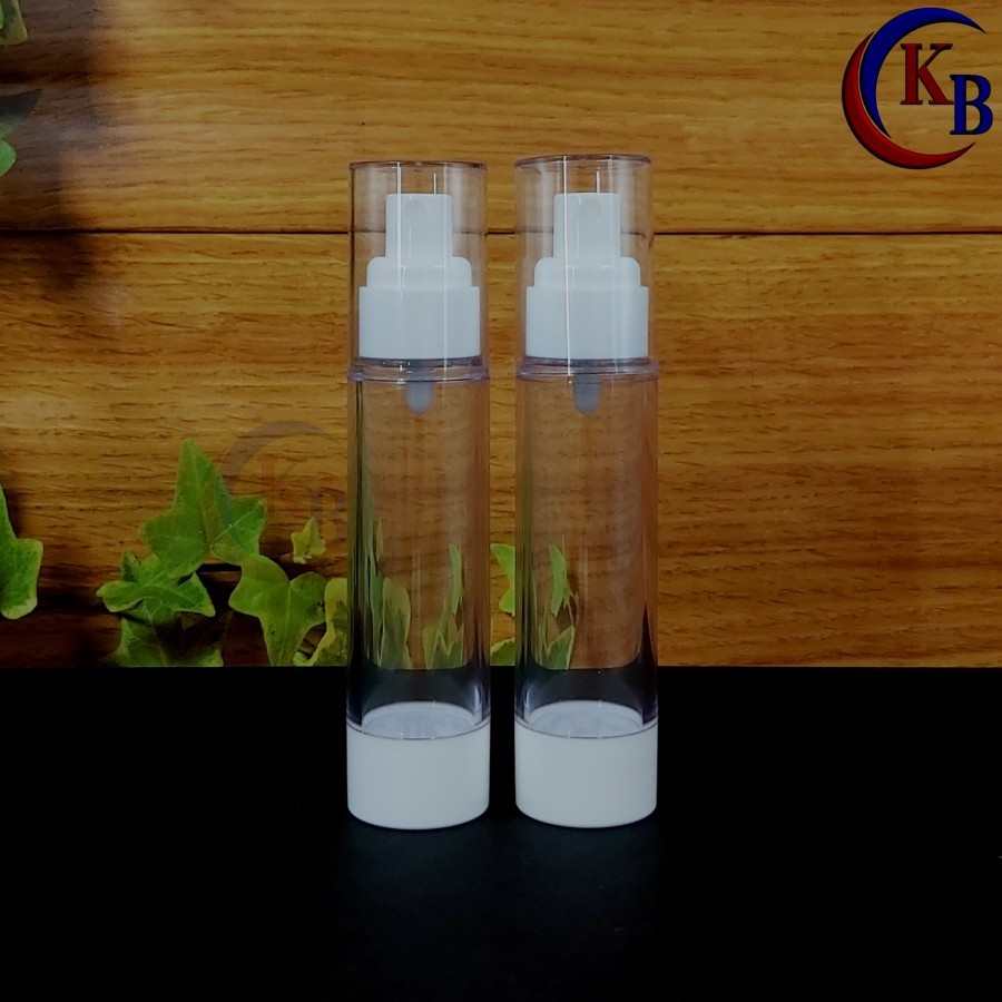 BOTOL AIRLESS SPRAY 50 ML / BOTOL PLASTIK ACRYLIC 50ML