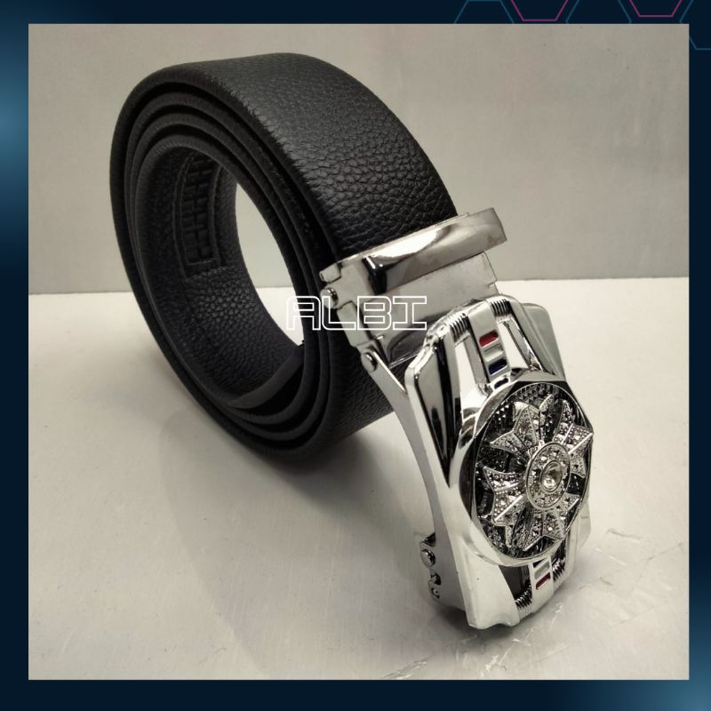 IKAT PINGGANG KULIT / IKAT PINGGANG KEPALA KINCIR / IKAT PINGGANG PRIA RELL