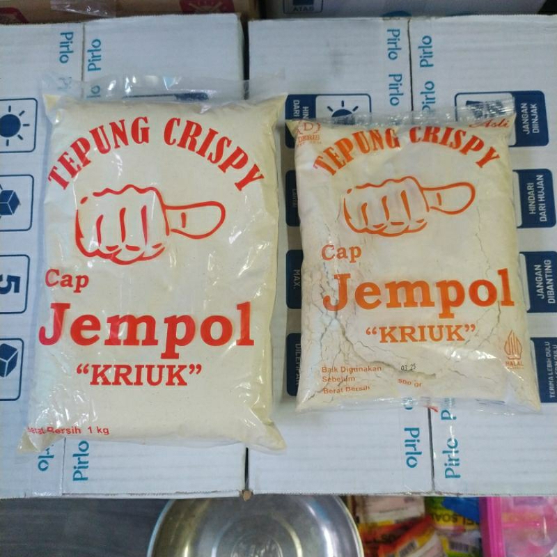 

Tepung Crispy (besar) 500g, Cap Jempol