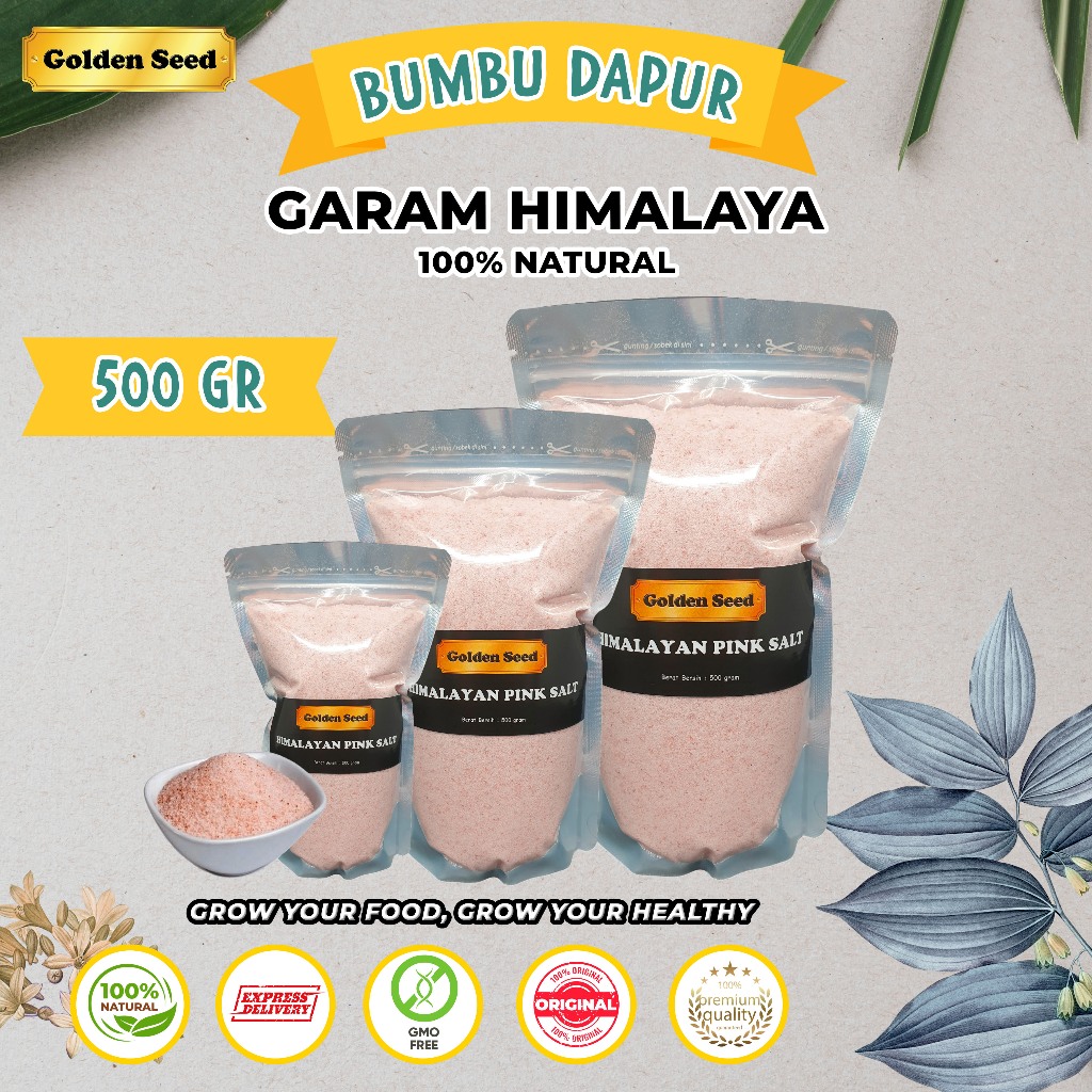 

GARAM HIMALAYA 500GR PREMIUM - HIMALAYAN PINK SALT 500 GR