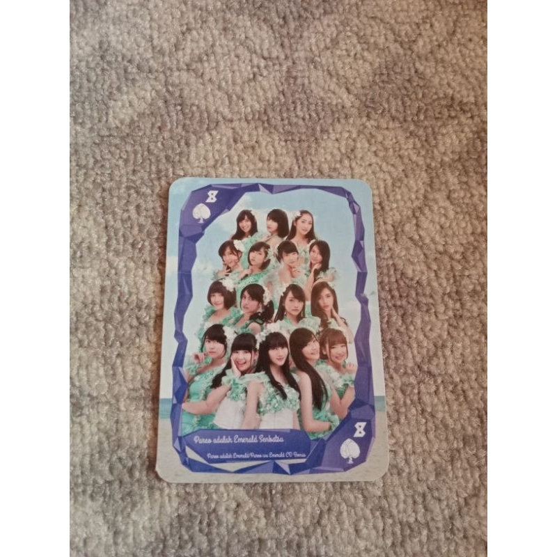TRUMP CARD PAREO WA EMERALD JKT48
