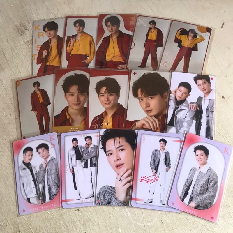 PHOTOCARD SINGKIT SINGTO KRIST PERAWAT LOL GMM SUPER COLOR
