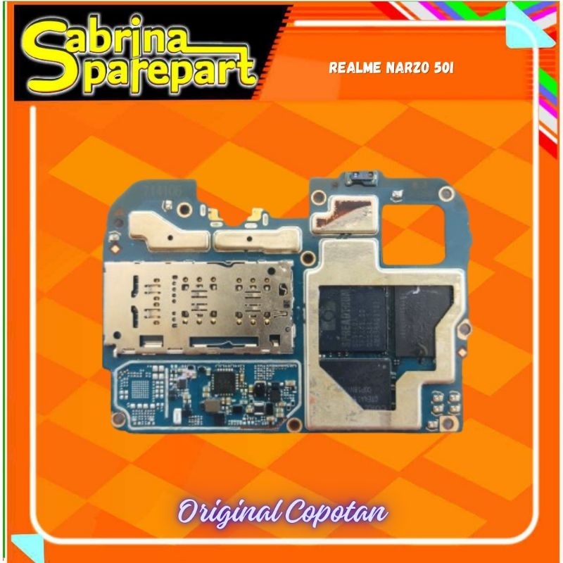 Mesin Untuk Realme Narzo 50i Kondisi Mati Total Original Copotan