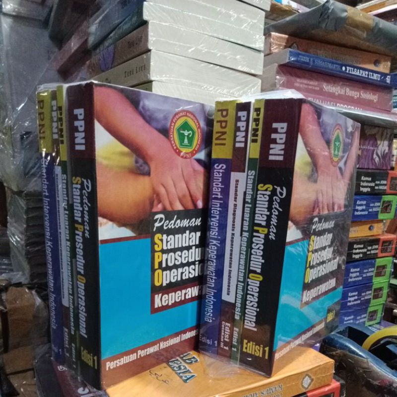 Buku Paket Keperawatan 4 S PPNI Edisi Revisi Terbaru ( SDKI, SIKI, SLKI, SPO )