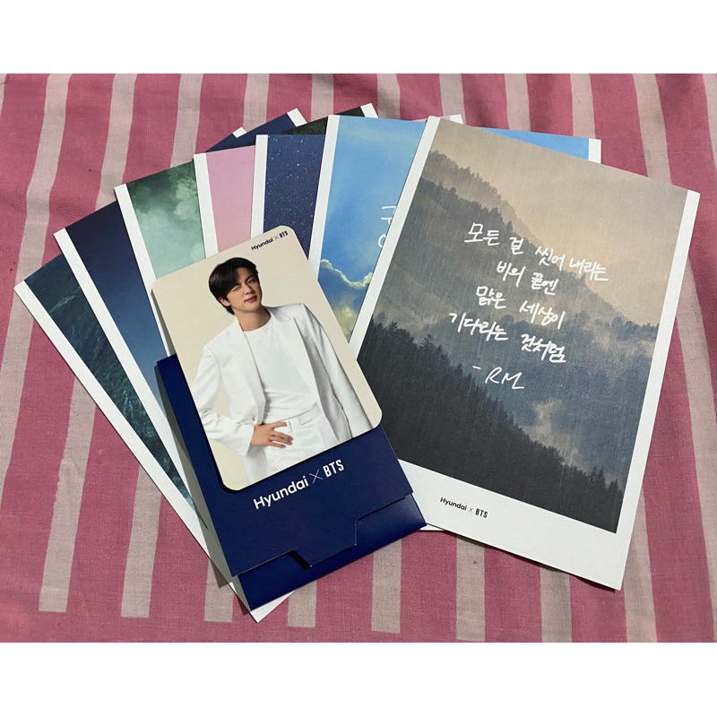 PC PHOTOCARD BTS X HYUNDAI SEOKJIN