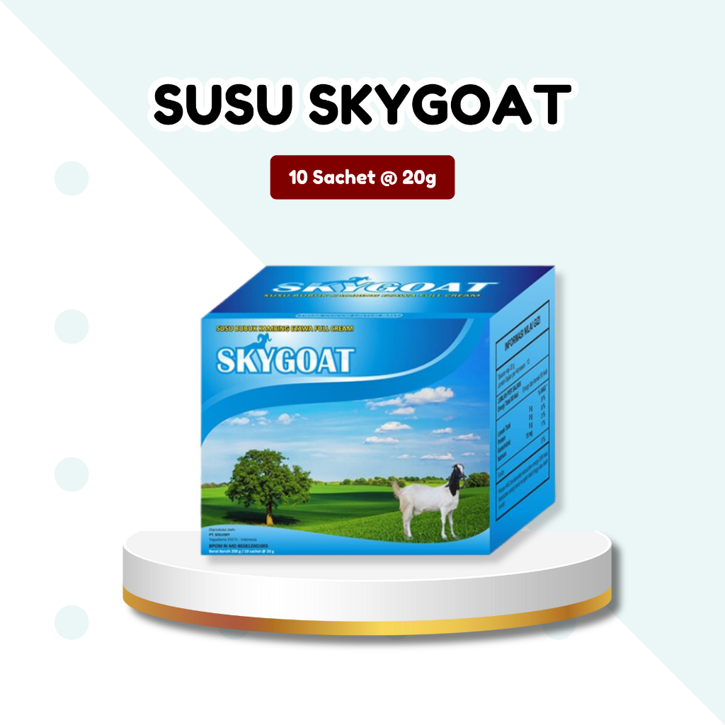 

Susu Kambing Etawa Sky Goat Isi 10 | Susu Bubuk Full Cream