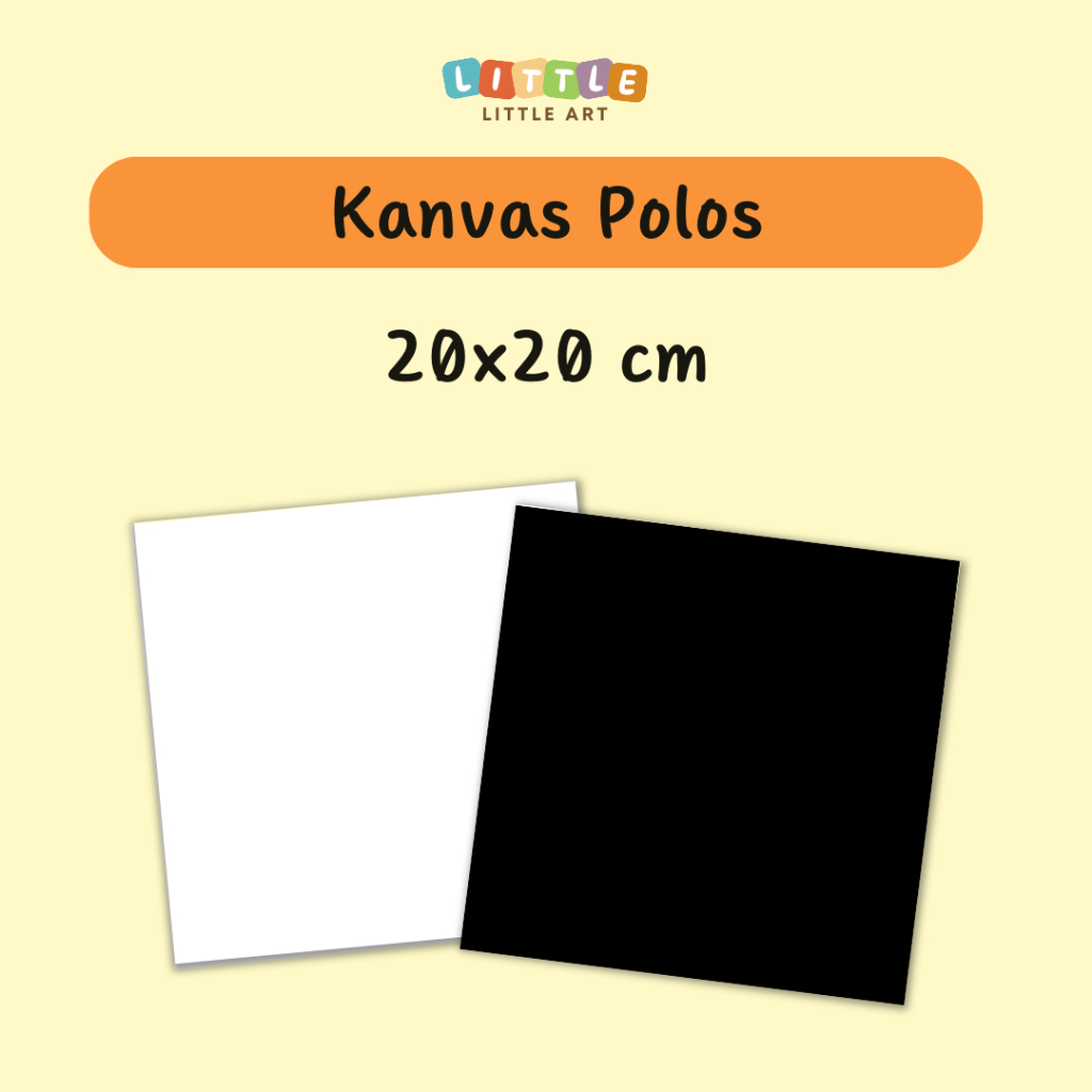 

{ADDITIONAL} Kanvas Lukis | Kanvas Polos 20x20 dan 20x30 untuk DIY Handpainting Kit By little art