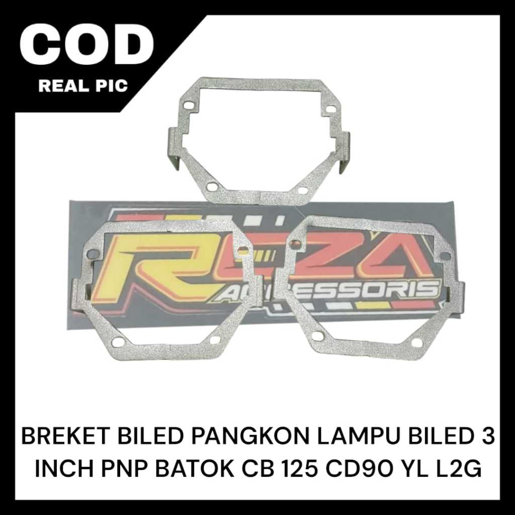 BREKET BILED PANGKON LAMPU BILED 3INCH PNP BATOK CB125 CD90 YL L2G