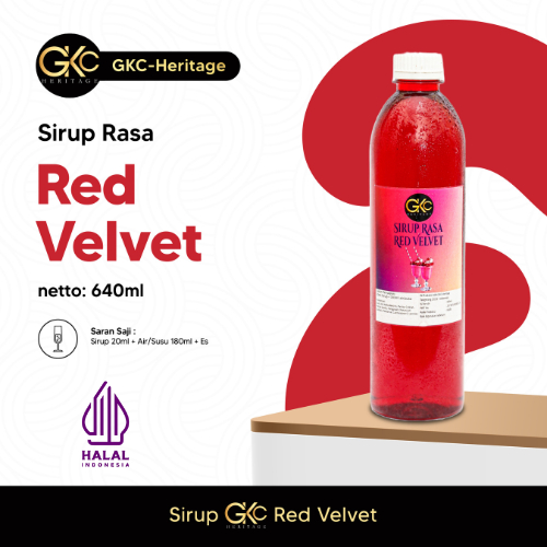 

Sirup GKC / Sirup Booster Minuman (Rasa Red Velvet) Bisa dijadikan Bahan Baku Minuman & Makan.
