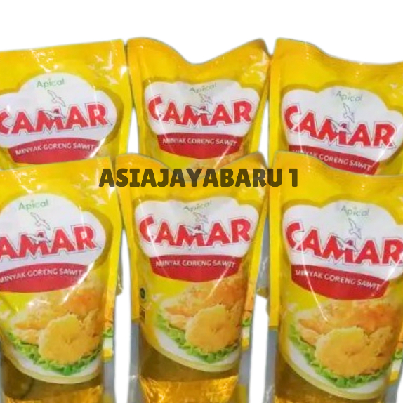 

MINYAK GORENG/MINYAK SAYUR MERK CAMAR KEMASAN POUCH 1 liter DAN 2 liter - HARGA EKONOMIS