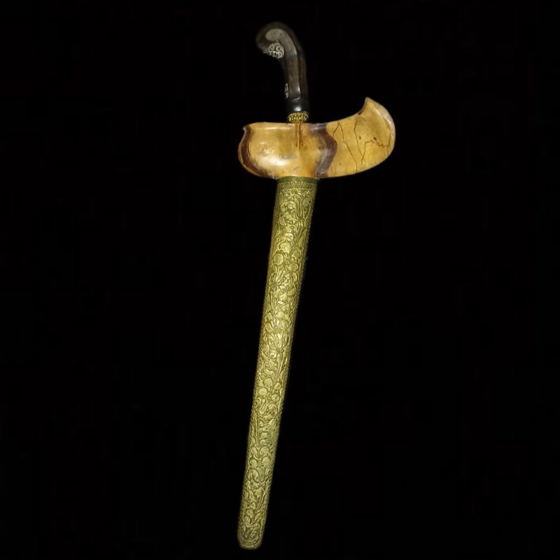 Keris Luk 11 Ganan Maha Resi Kinatah Emas Asli 5 Wedono Kuno Tangguh Cirebon Sepuh Kuno