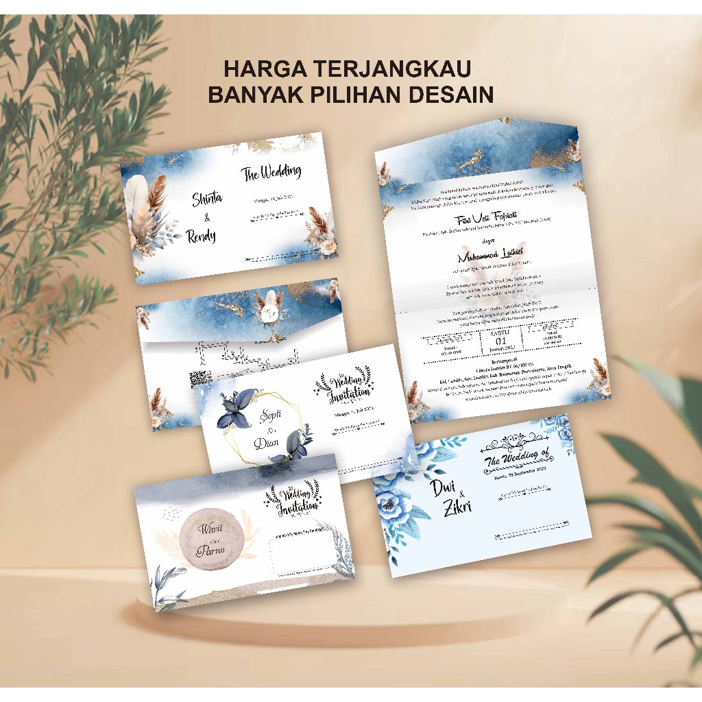 TERMURAH Undangan Pernikahan / undangan pedia / undangan kita / undangan jakarta / undangan jawa